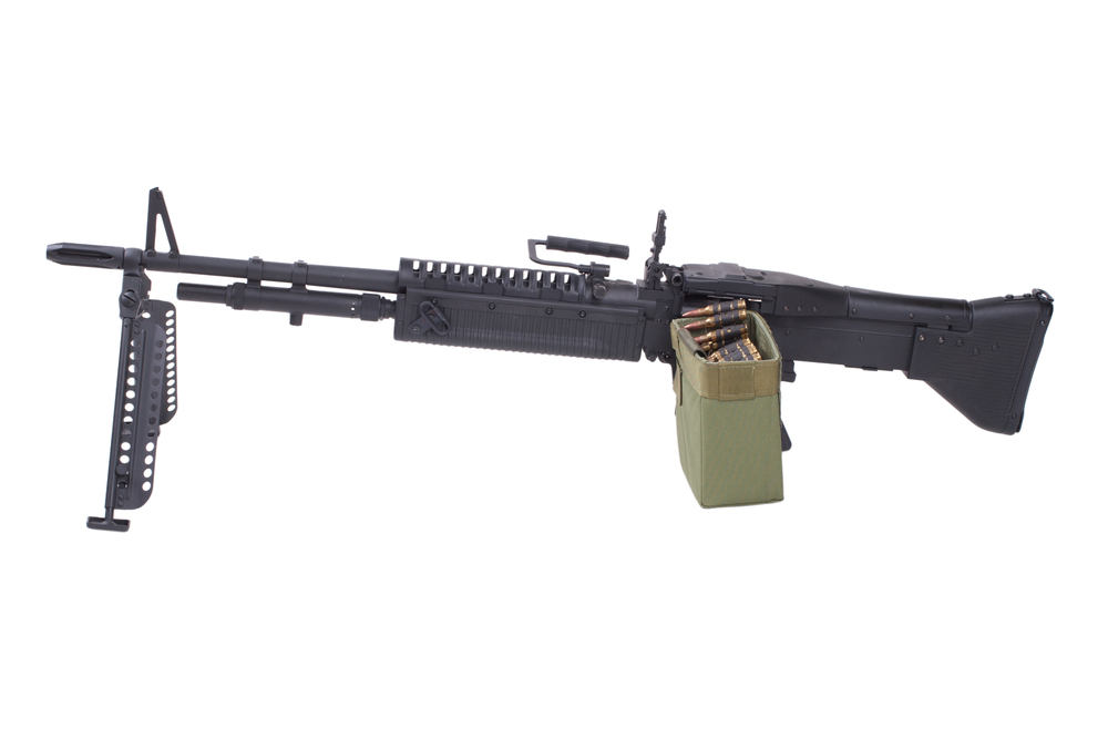 Us,Army,M60,Machine,Gun